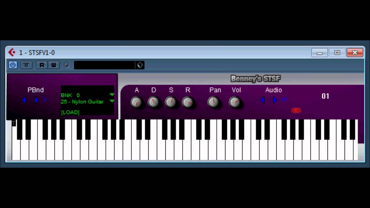 Benney's STSF Sound Font Player