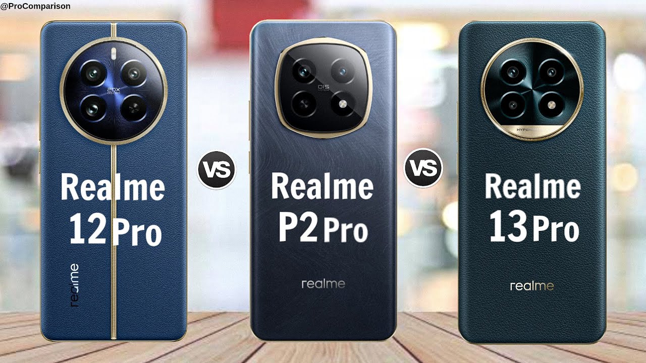 Realme 12 Pro против Realme P2 Pro против Realme 13 Pro || Полное сравнение