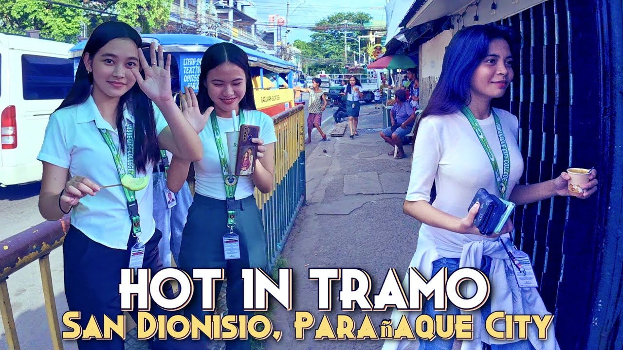 Ultimate Hot In Tramo Rarely Seen  Local Vibes In Barangay San Dionisio | Parañaque City | [4K] 🇵🇭