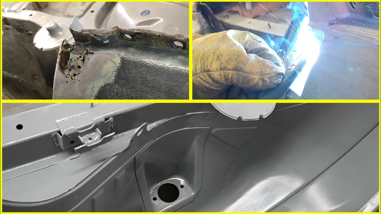 BMW E30 restoration, Rear Arch Weld Repair