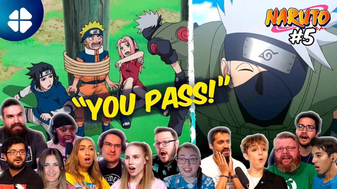 You Failed! Kakashi's Final Decision | Naruto Ep. 5 Reaction Mashup ナルト海外の反応