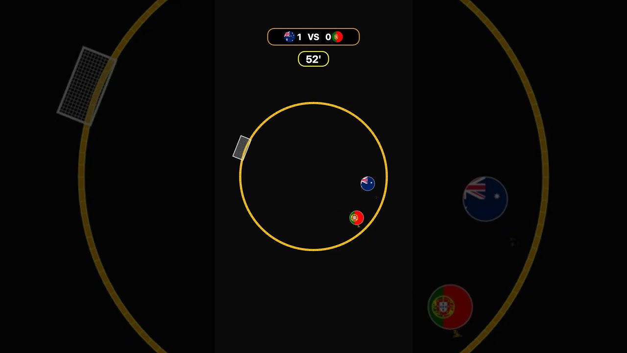 Australia vs Portugal | Flag Physics Showdown 