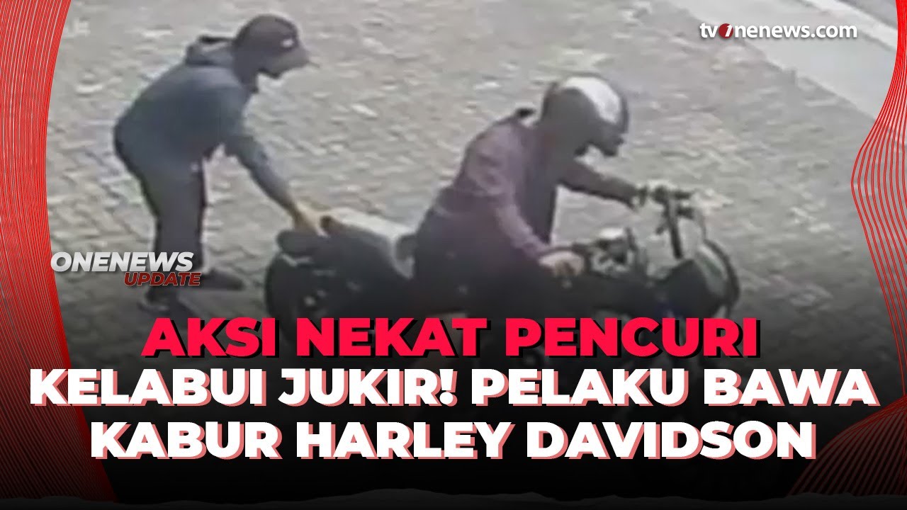Apes! Motor Mewah Harley Davidson Digondol Maling, Pelaku Kelabui Juru Parkir | OneNews Update