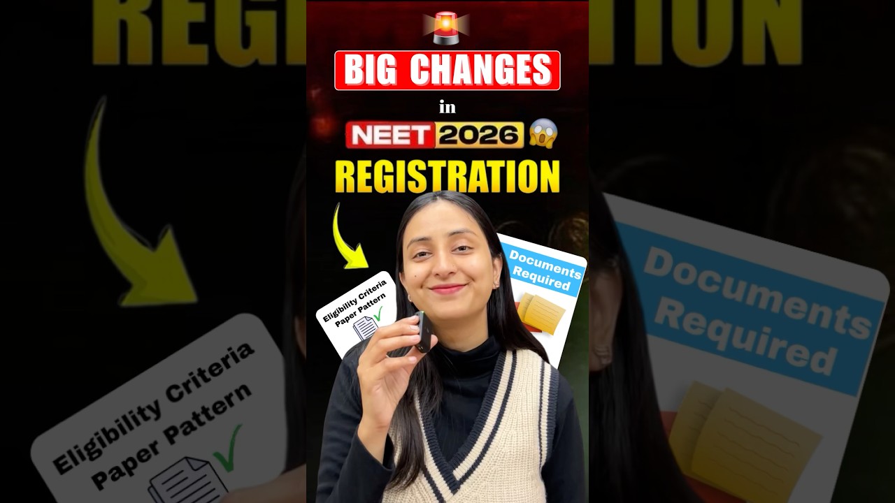 Big Changes in NEET 2026 REGISTRATION 😱 #neet2026 #neet #registration #neetexam #update #important