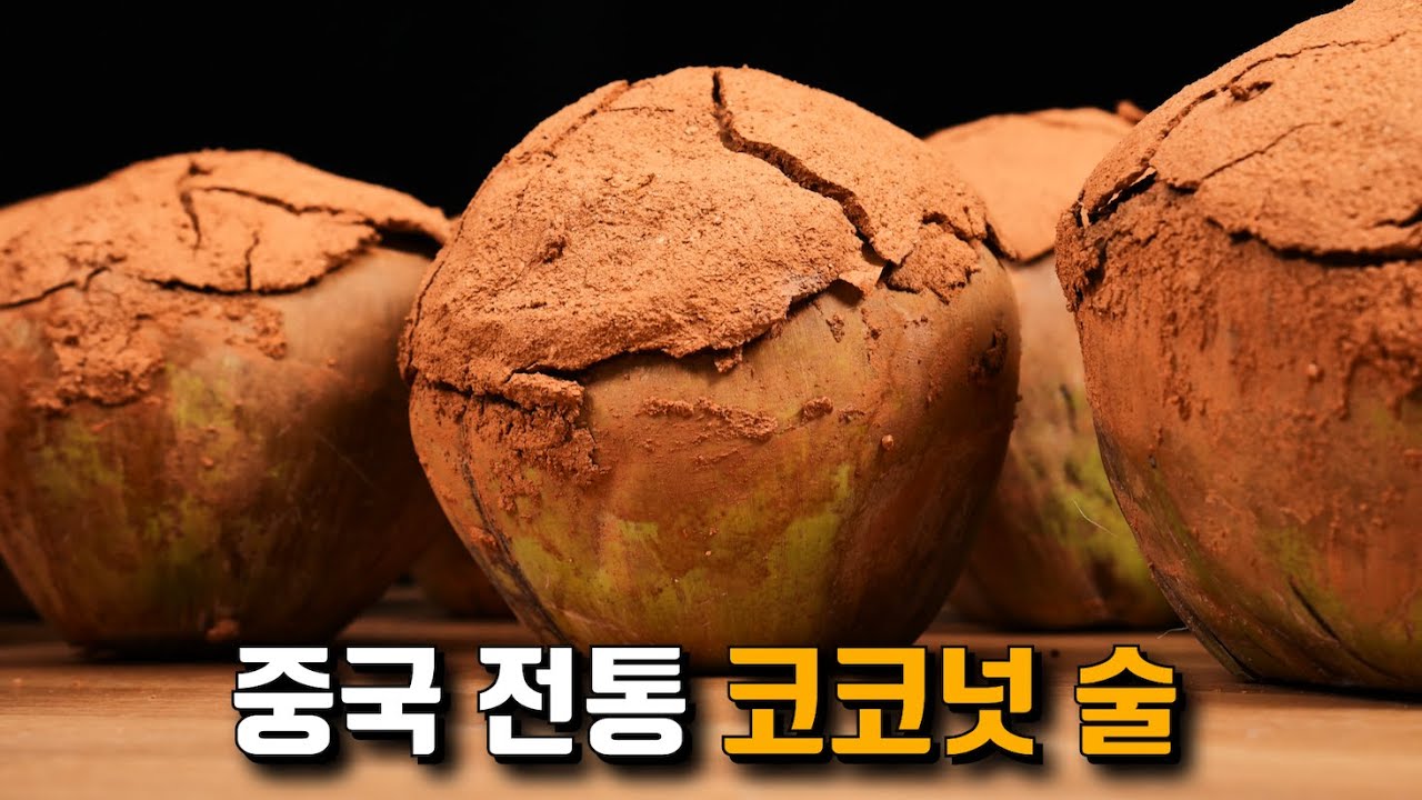 중국 쇼츠에 나온 '진흙 코코넛 술'을 그대로 만들어 봤습니다