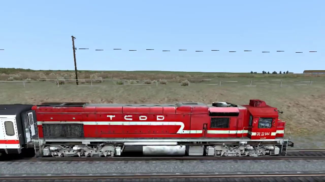 Tren Simülatör TCDD 22.000 Model İle Gezinti 1
