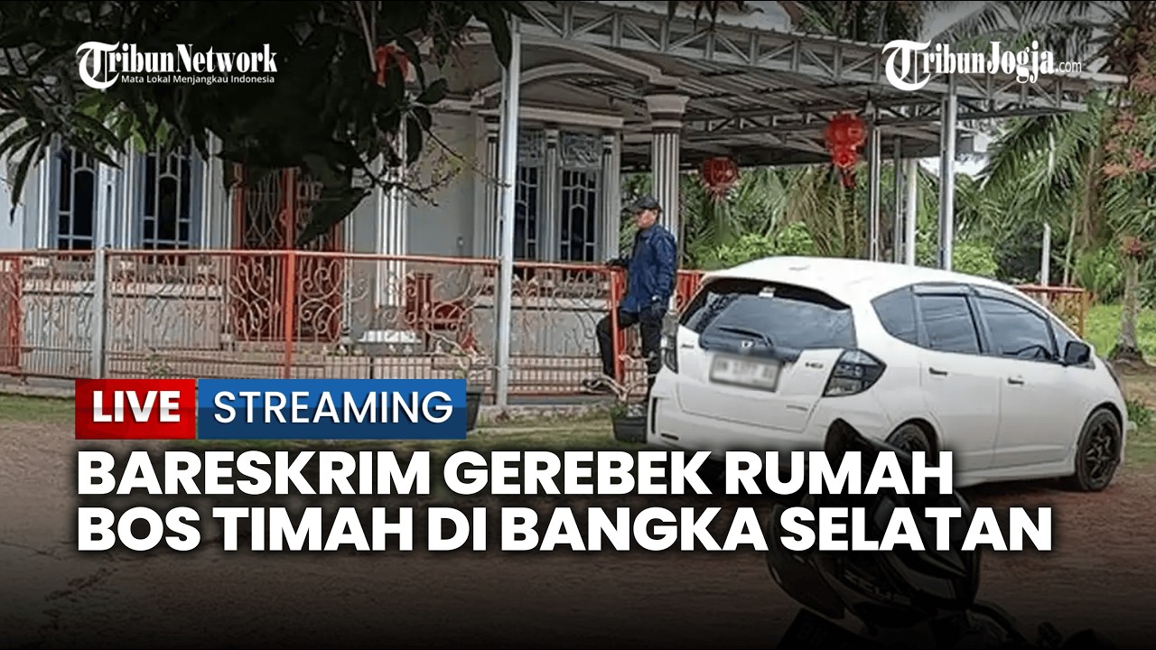 🔴 PENGGEREBEKAN KEDIAMAN BOS TIMAH DI BANGKA SELATAN, BARESKRIM SITA ASET MEWAH, FORD MUSTANG