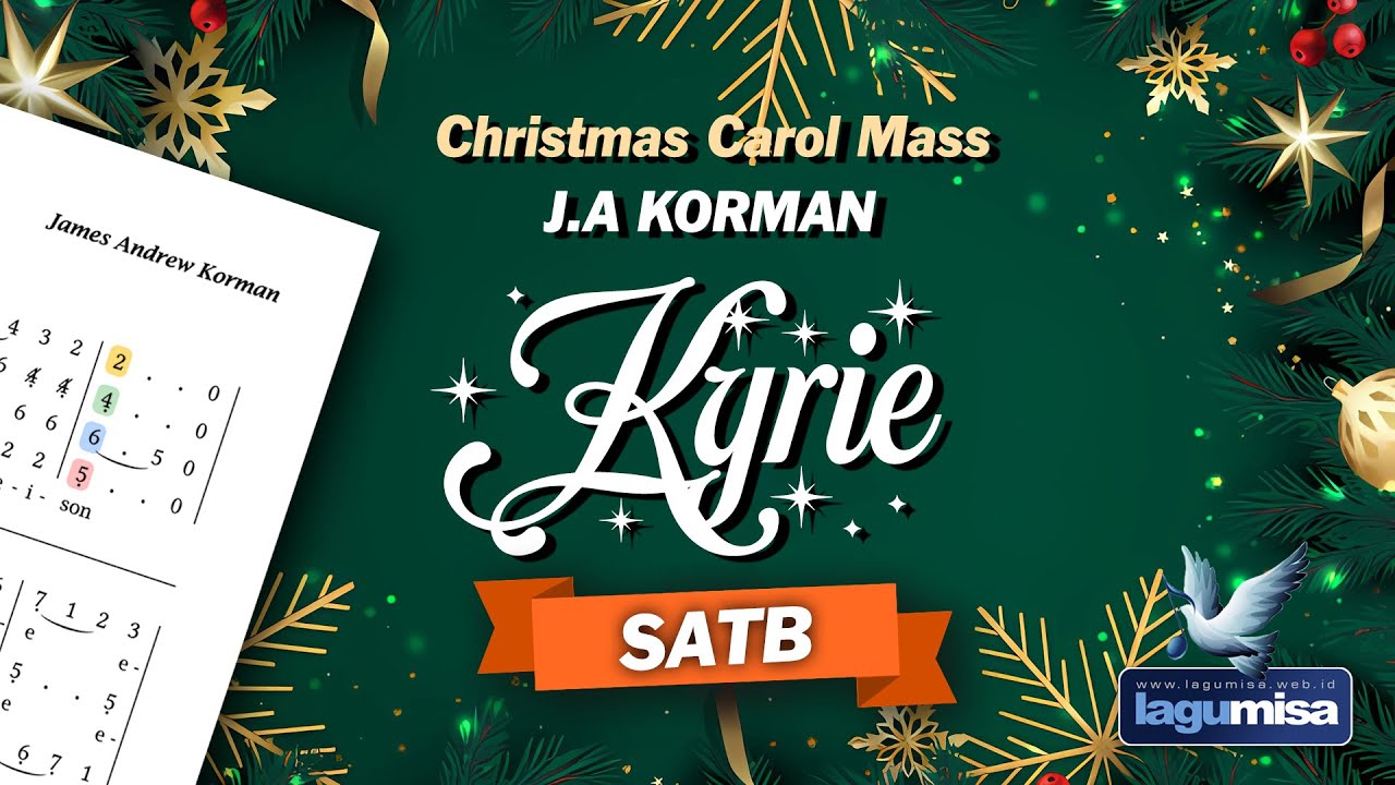 KYRIE (Natal) J.A Korman - Christmas Carol Mass - SATB / All Parts