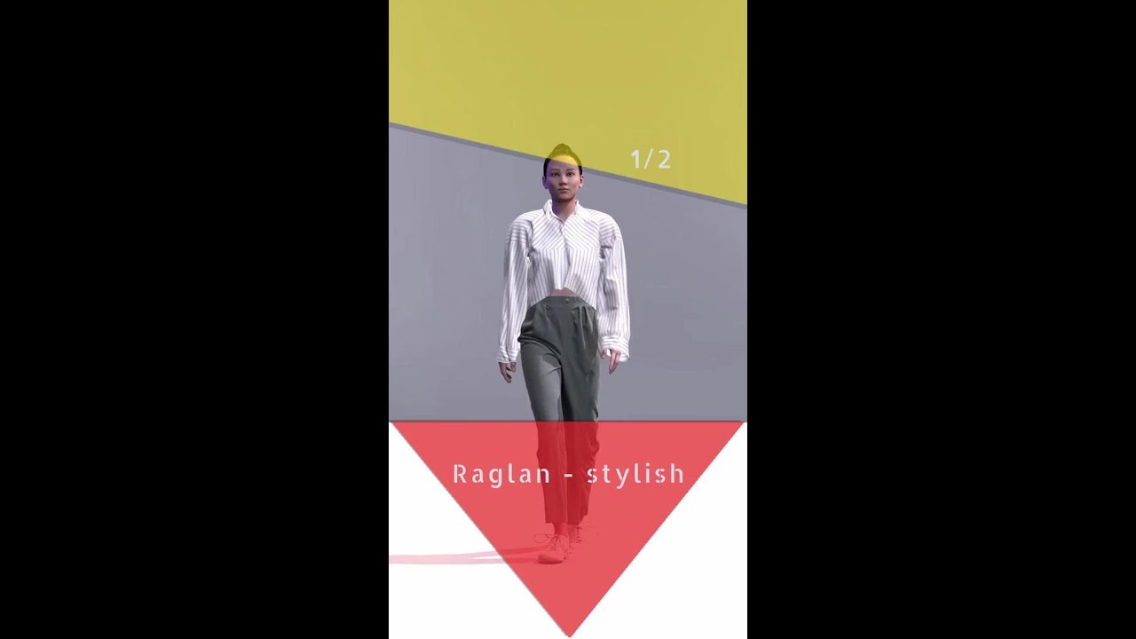 Raglan - stylish 1/2 GRAFIS CAD
