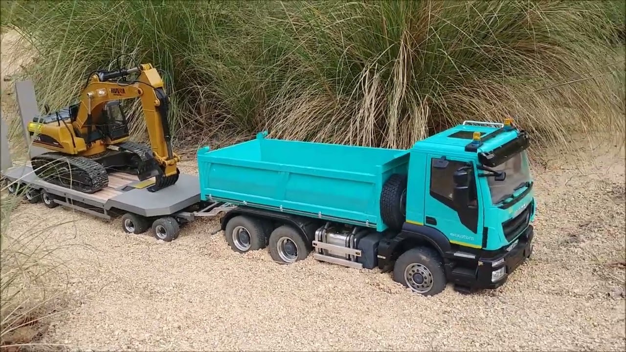 scaleclub iveco with lesu lowbed