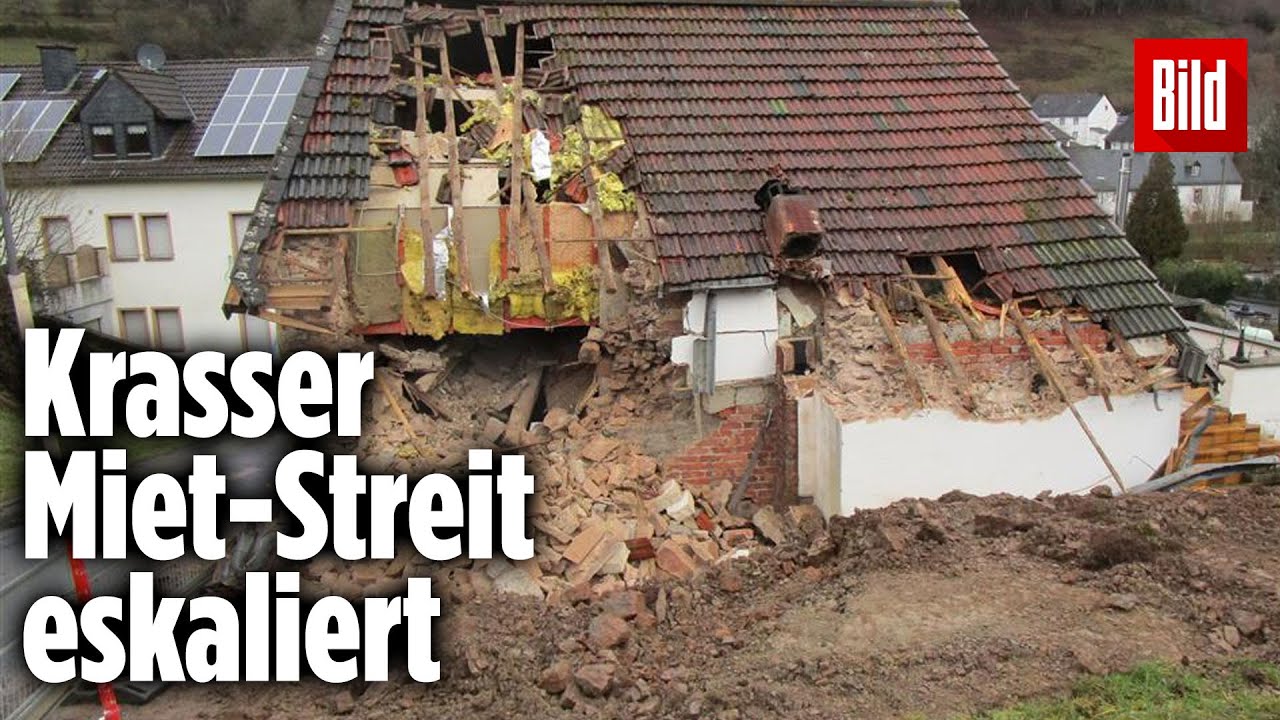 Vermieter reißt Haus ein – mit Mieter drin