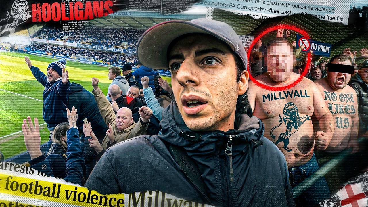 Entro nel settore più ostile della tifoseria più odiata e violenta d'inghilterra | Millwall FC