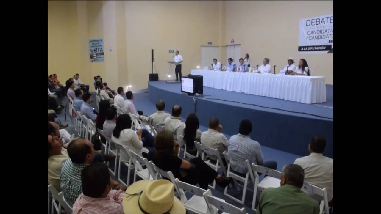 Debate de candidatos a diputado por el octavo distrito