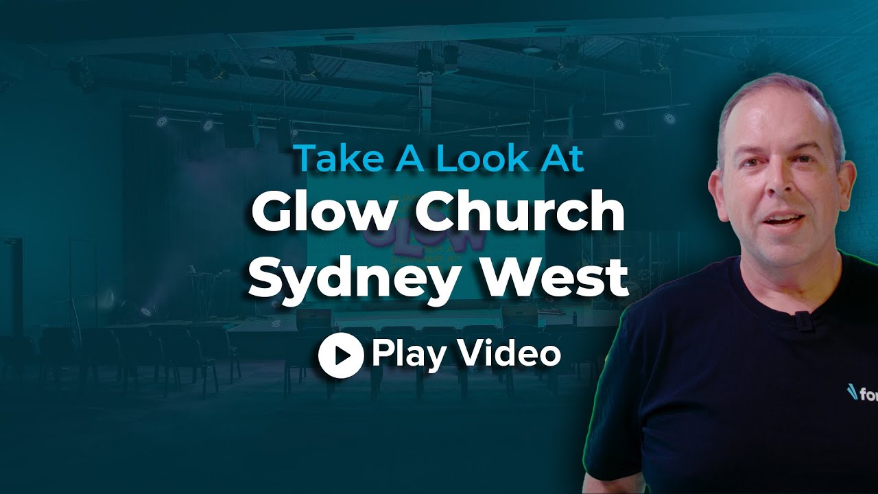 200-seat Church Tech Tour! ⛪️ Glow Church Sydney West