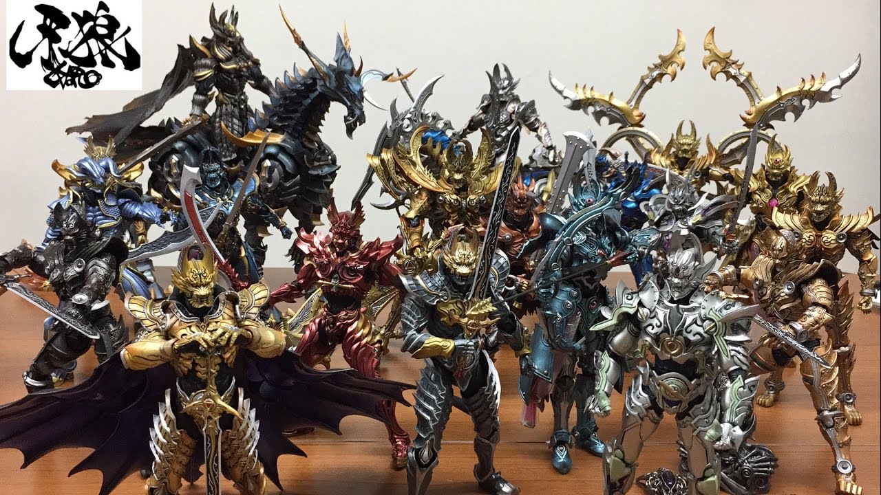 牙狼 全魔戒可動 レビュー garo all makaikadou ガロ ゼロ キバ ダン ライゴウ ギンガ ザルバ シルヴァ バド バロン ジャアク ロード ゼン ガイ クロウ ギル 鷹麟 光覚獣神