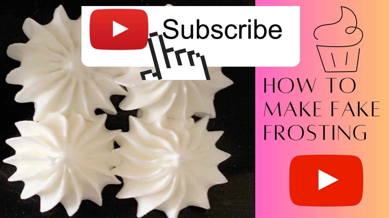 How To Make Fake Buttercream to Practice Piping