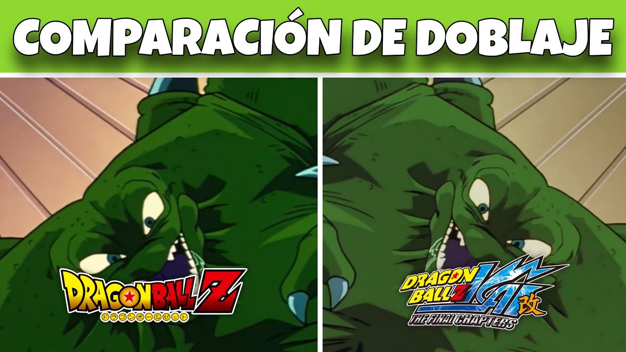 YAKON APARECE - Comparación de doblaje DBZ y DBZ Kai castellano