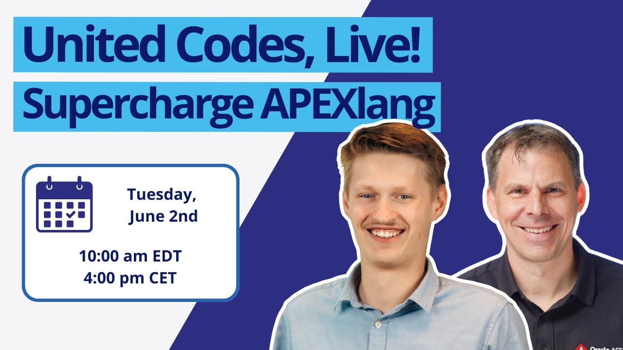 United Codes, Live! - Supercharge APEXlang
