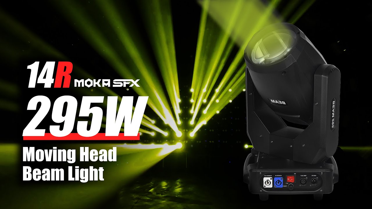 MOKA SFX Moving Head Stage Light | 14R 295W Moving Head Beam Lights
