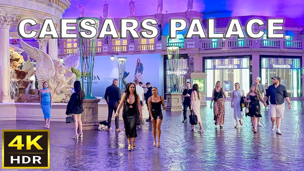 [4K HDR] Caesars Palace Las Vegas Walking Tour | May 2025 | Las Vegas, Nevada