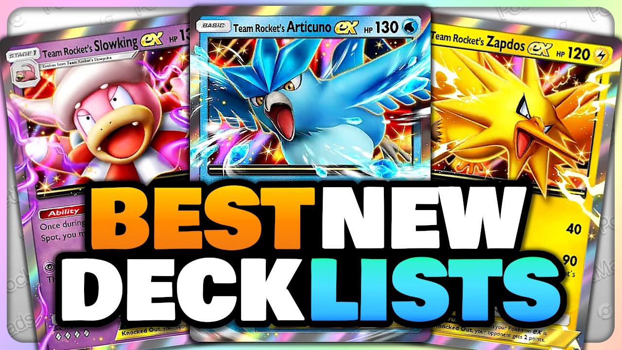The BEST NEW Team Rocket's DECKS To Try!!! | Pokemon TCG Pocket