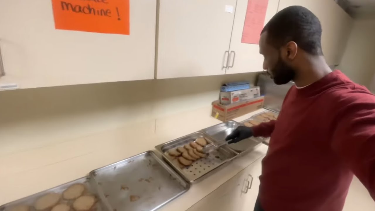 Making Breakfast At Work For The Guest