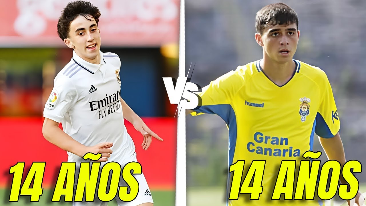 Pedri (14 años) vs Alberto Ruiz (14 años)