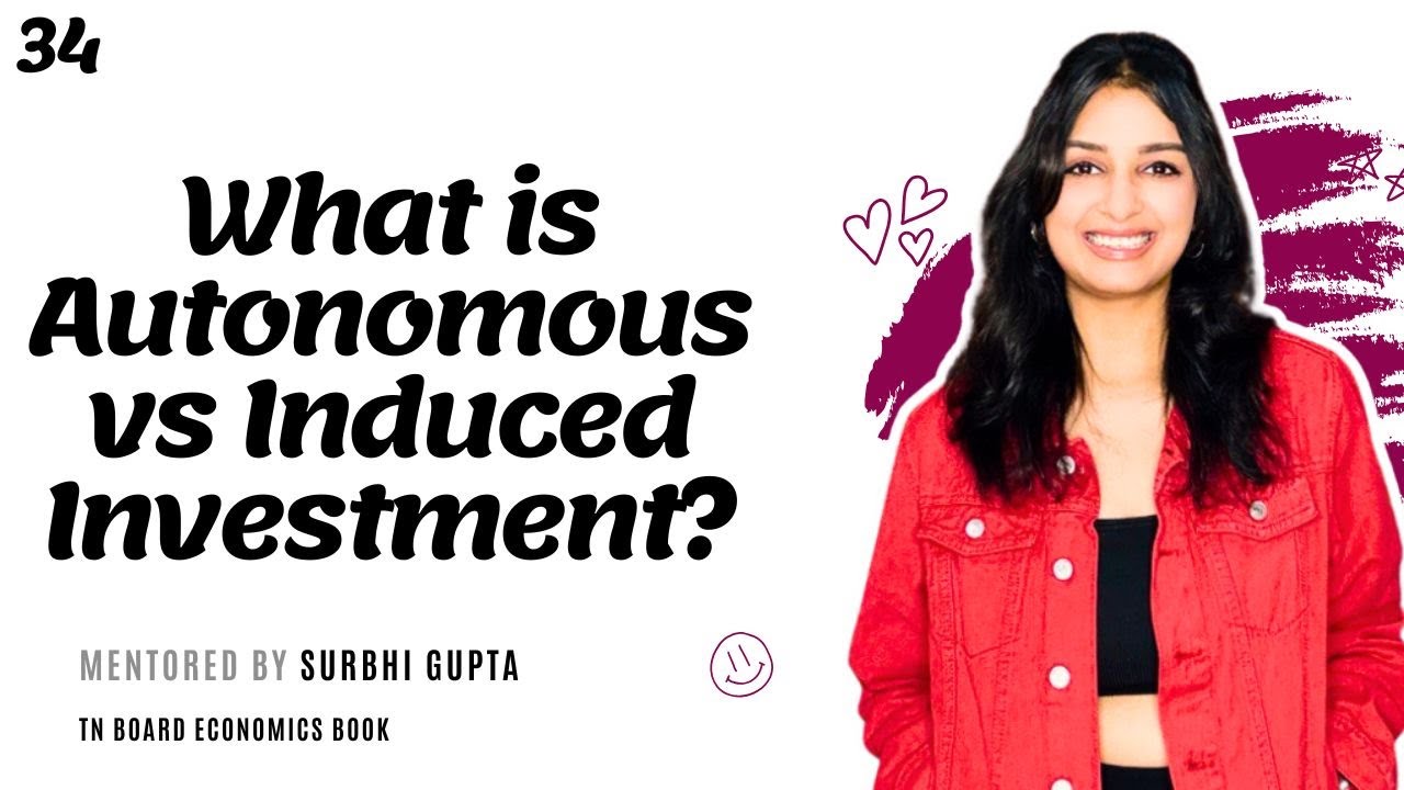 #034  What is Investment Function? What is Autonomous and Induced Investment? #surbhigupta