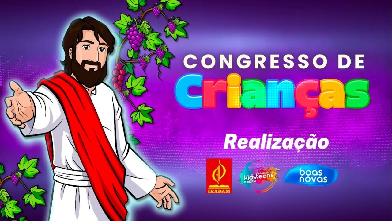 Congresso de Crianças 2025 - Tema: Escolhidos para Frutificar