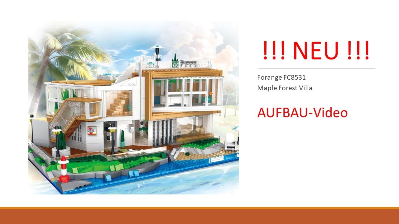 Ben's Lego ® / Klemmbausteine Welt ( World ) - FORANGE - Maple Forest Villa FC8531 Aufbau Teil 108