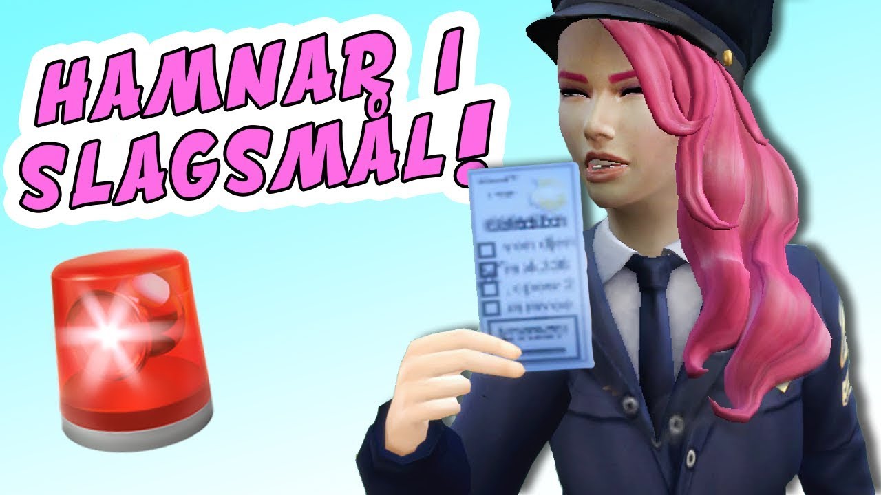 Yumi jobbar som polis👮‍♀️ Sims 4