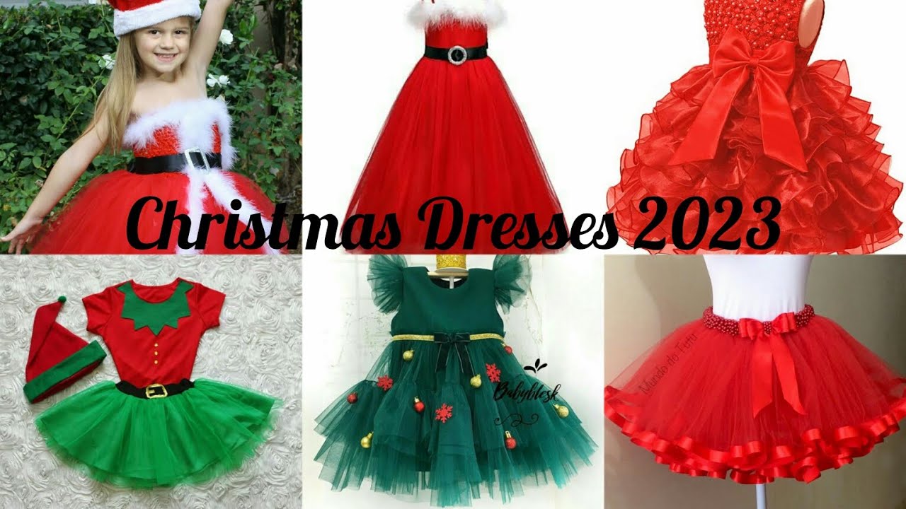 Christmas Dress for kids | Classic party gowns for girls #christmasdress #girls #christmas