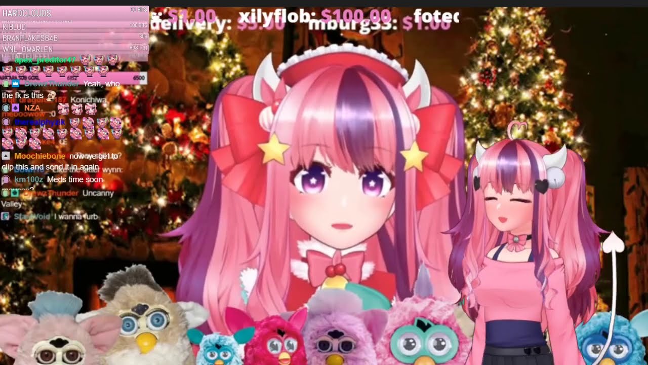 Ironmouse reacts to her own highlights