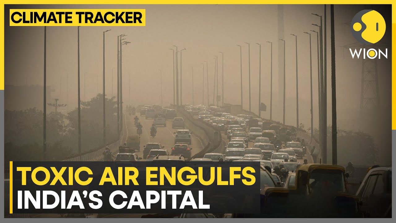 Delhi AQI: Hazardous Smog Blankets India&rsquo;s Capital, Health Risks Escalate | WION Climate Tracker