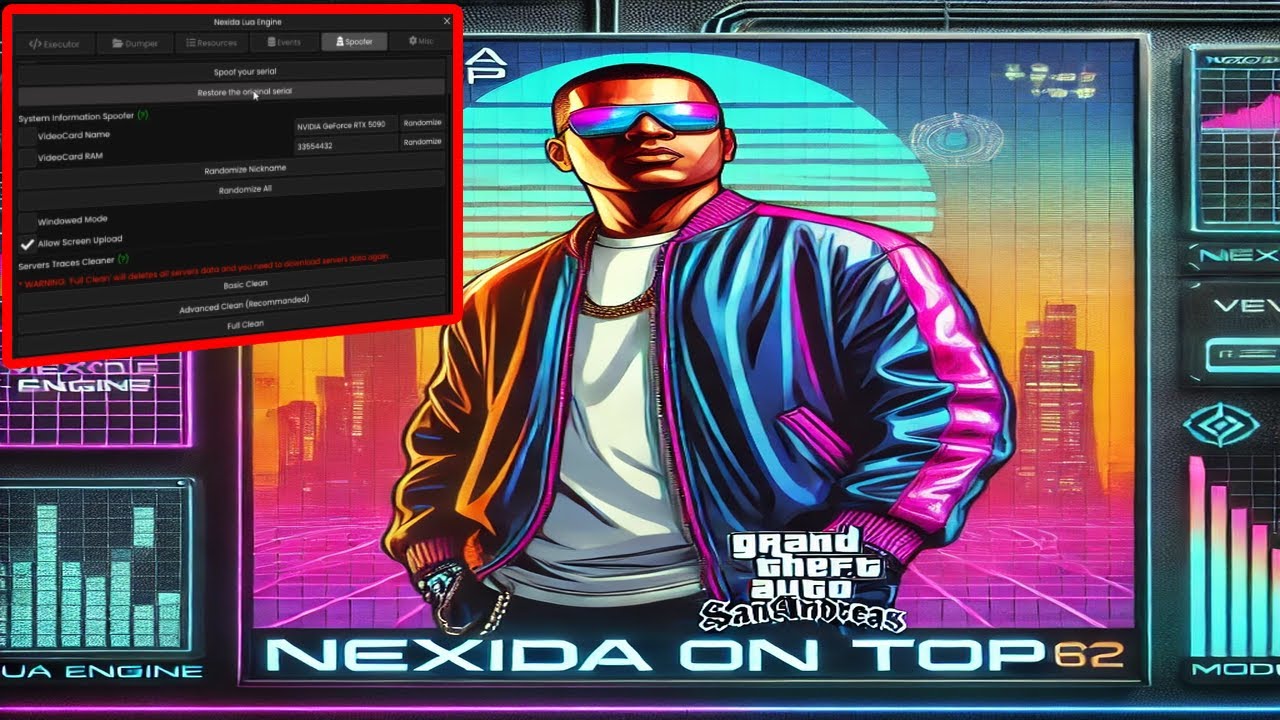 [MTA:SA] Nexida Lua Engine Showcase + Unlimited Money Hack 💸🔥
