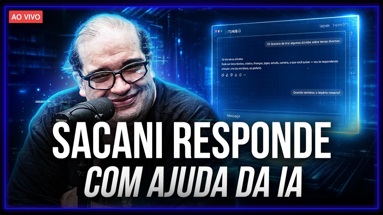 SACANI RESPONDE: Tirando as dúvidas do CHAT com AJUDA DA I.A. | Além da Ciência #02