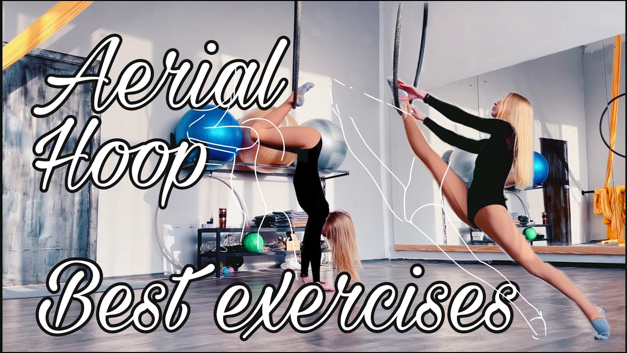 18 BEST Exercises on Hoop(from Beginner to Advanced)|Aerial Lyra Lessons|Воздушное Кольцо упражнения