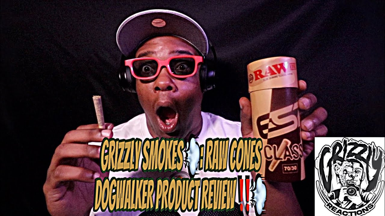 Grizzly Smokes 💨: RAW CONES DOGWALKER PRODUCT REVIEW ‼️💨