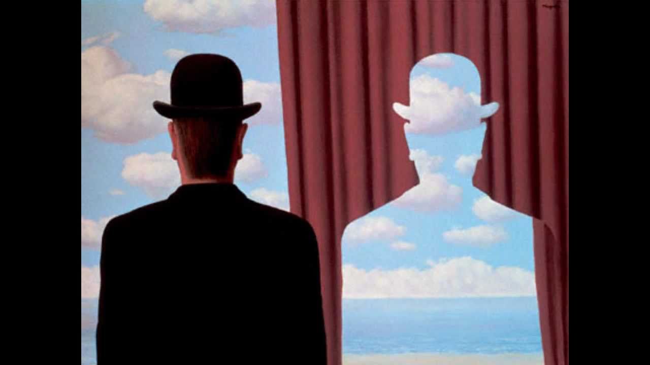 Mystery Man Terje Rypdal w/ Rene Magritte's art