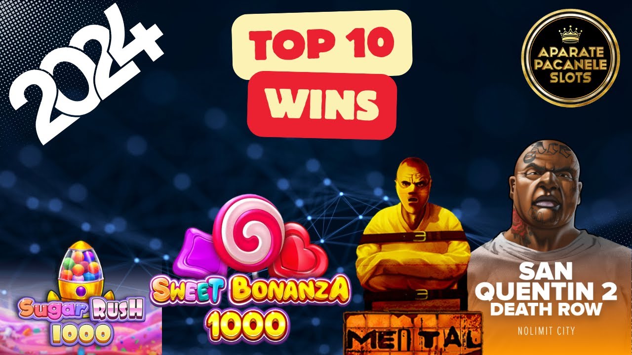☑️ TOP 10 CELE MAI MARI CASTIGURI DIN 2024 | AM SPART RECODURI! Aparate Pacanele Slots