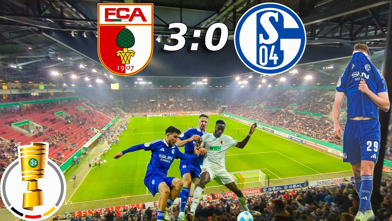 DFB-POKAL // FC Augsburg - FC Schalke 04 // Der Kampf wird nicht belohnt // Stadion VLOG