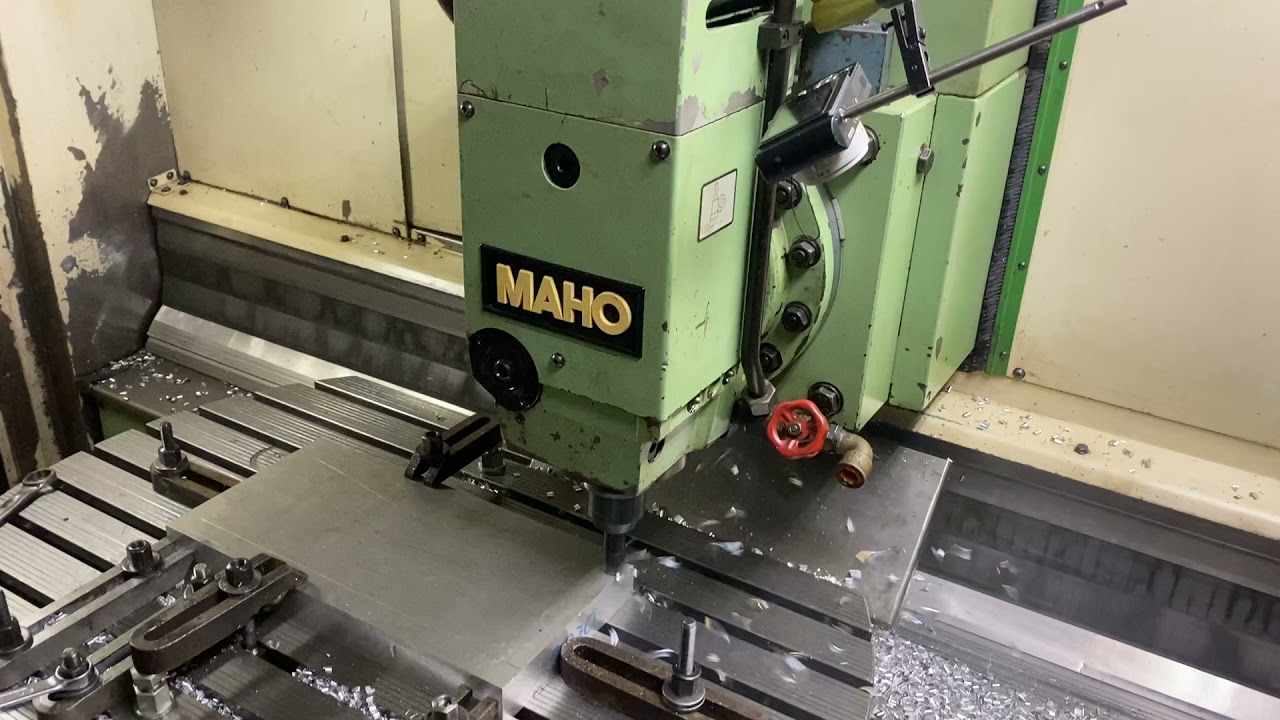 Maho MH800C CNC Fräsen Aluminium