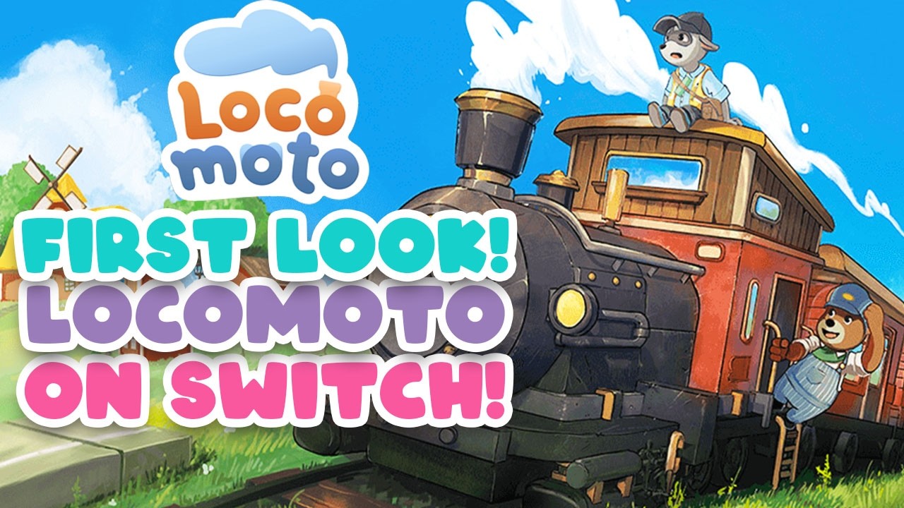 Locomoto on Switch - First Impressions! A Cozy Train Adventure Game!