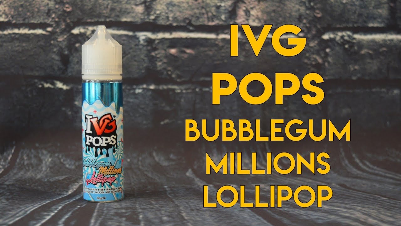 Bubble Gum Millions Lollipop e-Liquid Review by IVG