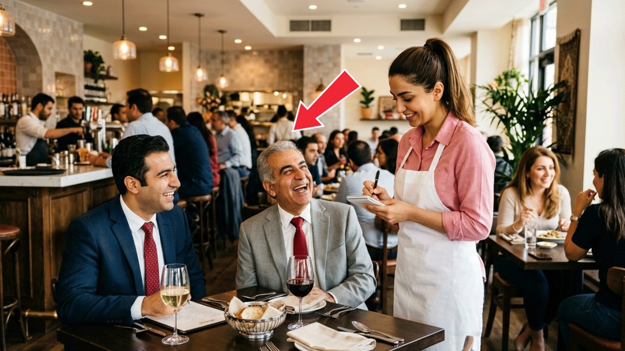 میلیونر برای تمسخر پیشخدمت به آلمانی سفارش داد… اما او ۷ زبان بلد بود