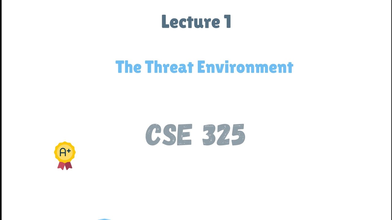 Lecture 01 CSE 325 | AASU