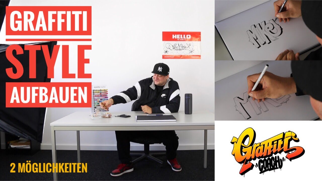 Graffiti - 2 Möglichkeiten einen Style zu zeichnen - Graffiti Coach