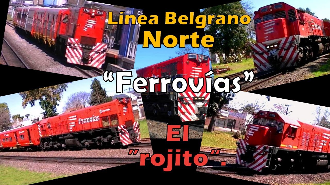 MIX Full Ferrovías – Línea Belgrano Norte. General Motors EMD G22CU, GL22C.