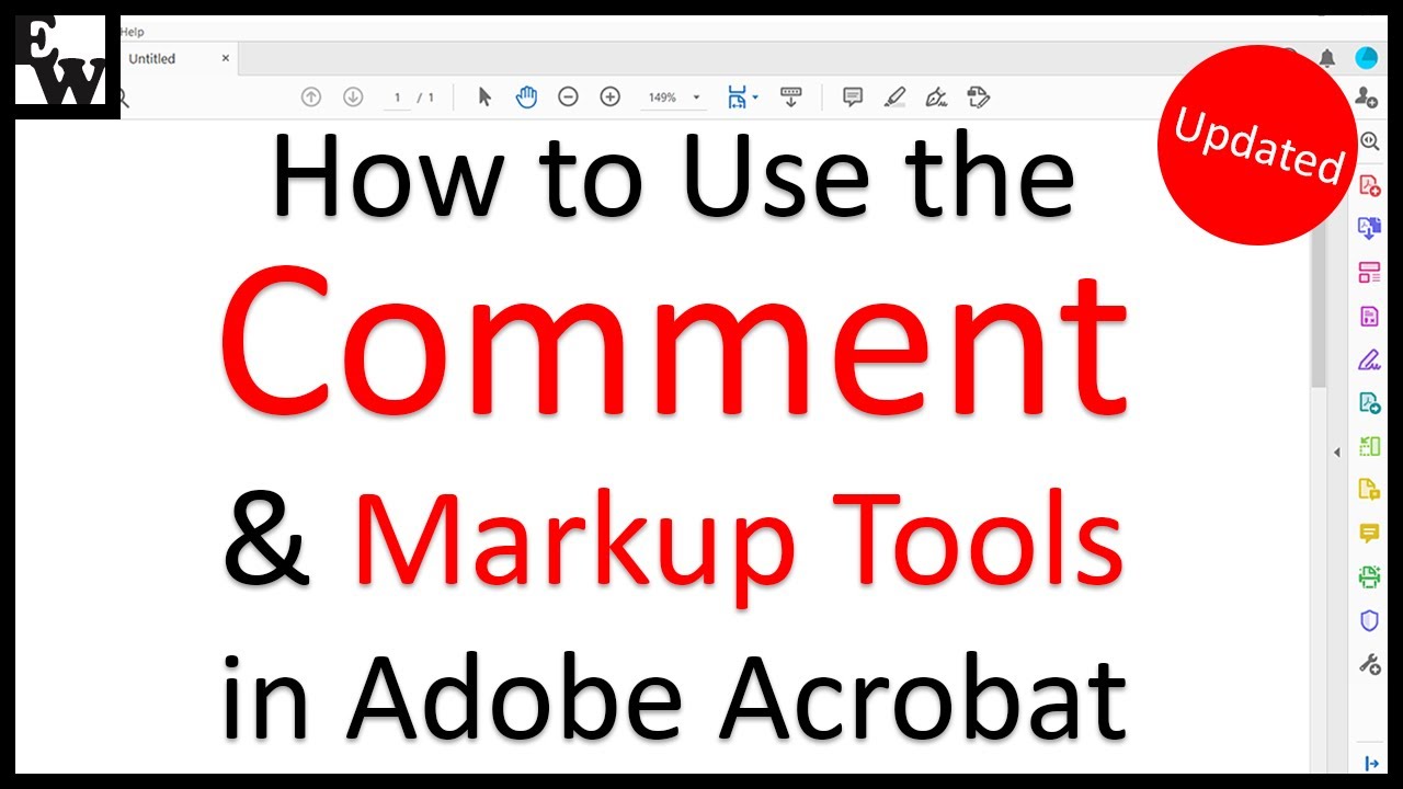 How to Use the Comment and Markup Tools in Adobe Acrobat