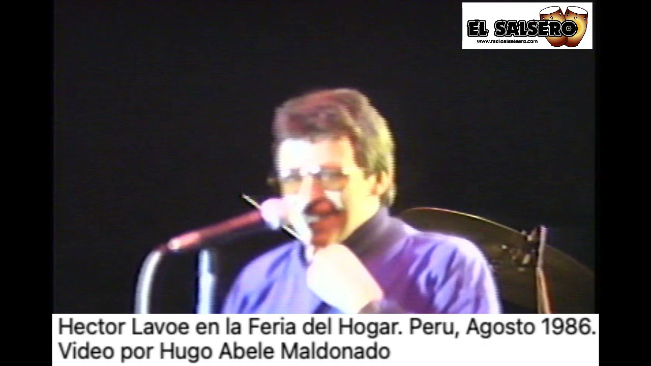 Hector Lavoe en la Feria del Hogar 1986 - El Cantante